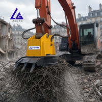 Aimant hydraulique pour excavatrice de 13 à 45 tonnes, certifié CE, haute capacité de levage, 360° °   Accessoire de rotation pour le traitement des plaques lourdes
