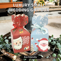Emballage artisanal en papier biodégradable de luxe pour chocolats, bonbons et sucre, idéal pour les faveurs de mariage ou de Noël
