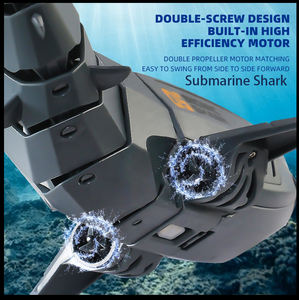 Juguete de Barco Tiburón a Control Remoto con Cámara, Sumergible, Eléctrico, con WiFi y FPV, Resistente al Agua, para Piscina - Product Image 4