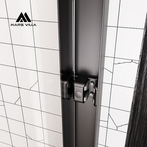 Porte <span class=keywords><strong>de</strong></span> <span class=keywords><strong>douche</strong></span> Mars Villa USA Project Hotel à installation facile, avec quincaillerie en acier inoxydable SS304 et bande d'étanchéité étanche - Product Image 2
