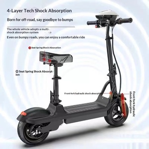 Trottinette électrique pliable légère avec siège pour adulte, pour les trajets urbains - Product Image 2