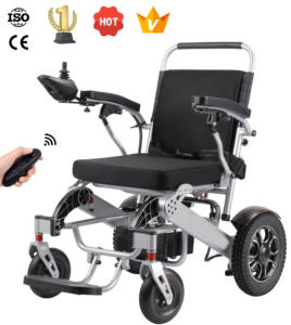 La nuova tendenza disabilita la sedia a rotelle elettrica motorizzata sedia a rotelle elettrica pieghevole leggera economica portatile pieghevole usata - Product Image 4