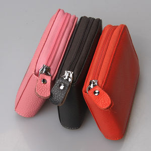 Vendita calda della fabbrica in pelle <span class=keywords><strong>porta</strong></span> <span class=keywords><strong>carte</strong></span> fisarmonica titolare della carta di credito personalizzato di alta qualità <span class=keywords><strong>donna</strong></span> portacarte portafoglio - Product Image 5