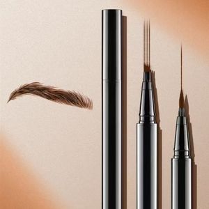 Venta al por mayor Popular Eyebrow Pen Packaging Maquillaje profesional <span class=keywords><strong>Eyeliner</strong></span> 2 en 1 Liquid Eyebrow Cosmetic Eyebrow <span class=keywords><strong>Microblading</strong></span> - Product Image 2