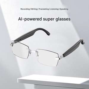 Nouvelles Lunettes Intelligentes Sans Monture 2025 Style Affaires d'Élite Appel Audio Sans Fil Traduction Vocale Lunettes de Soleil IA - Product Image 3