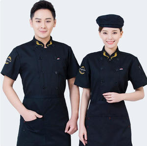 <span class=keywords><strong>Tenue</strong></span> <span class=keywords><strong>de</strong></span> travail pour chef <span class=keywords><strong>de</strong></span> cuisine, vêtements d'été à manches courtes pour hommes, uniforme <span class=keywords><strong>de</strong></span> chef pour hôtel, restaurant, cantine, boulangerie, pâtisserie, cuisine - Product Image 2