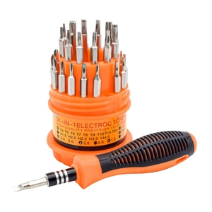 <span class=keywords><strong>Intertool</strong></span> Mini 31-in-1 Industrieller Präzisions-Multifunktions-Magnetschraubendreher-Satz mit Kohlenstoffstahl-Bits und Kunststoffgriffen - Product Image 2