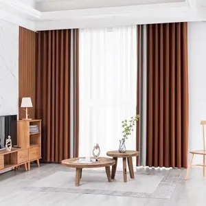 2022 yeni Modern pamuk keten karartma perdeleri oturma odası yatak odası basit yüksek kaliteli perde kumaşı