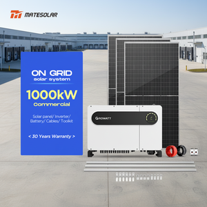 Système solaire photovoltaïque tout-en-un à faible coût, raccordé au réseau, 1 MW, 2 MW, 3 MW, 4 MW, 5 MW, kit solaire complet au sol pour l'industrie - Product Image 1