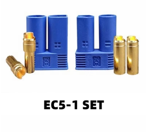 ขั้วต่อ EC5 แบบตัวผู้/ตัวเมียเคลือบทอง ดีไซน์แบบไขว้สำหรับกระแสไฟสูง (100A) สำหรับรถบังคับวิทยุ ขั้วต่อแบตเตอรี่ขนาด 5 มม. แบบเชื่อมได้ - Product Image 6