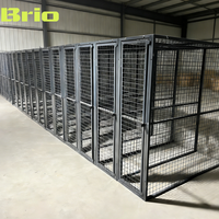 Casier en treillis métallique transparent Brio pour vérification rapide des stocks, armoire en acier pour outils de laboratoire et atelier