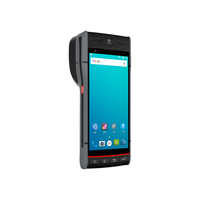 Terminal Portátil PDA Android 10 de 5.5 Pulgadas con 4G WiFi, Impresora de Recibos de 58 mm e Impresora Térmica de Etiquetas Autoadhesivas, Escáner 1D 2D