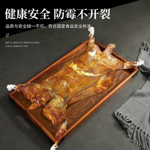 Wooden <b>Serving</b> <b>Tray</b> <b>Large</b> Roast Meat Platter With Handle For Restaurant Use - Product Image 5