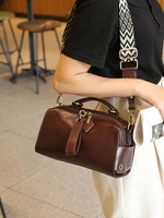 Nouveau sac bandoulière en cuir véritable haut de gamme pour femmes, sacs à main de luxe de créateurs, grande capacité, sac fourre-tout vintage