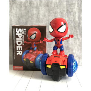Giocattolo elettrico SpiderMans acrobazie auto con equilibrio di 360 gradi di rotazione luminosa danzante SpiderMans rotazione luminosa equilibrio auto - Product Image 3