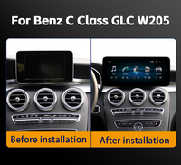 Autoradio pour Mercedes-Benz Classe C GLC W205 NTG5.0/5.5 10.25"/12.3" avec système Linux, unité centrale multimédia sans fil Auto & CarPlay