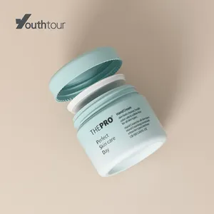 CB Biodegradable Empty Cosmetic Plastic Packaging 30ml 50ml 75ml 100ml Custom PP Empty Jar With Lid Face Eye Cream Container