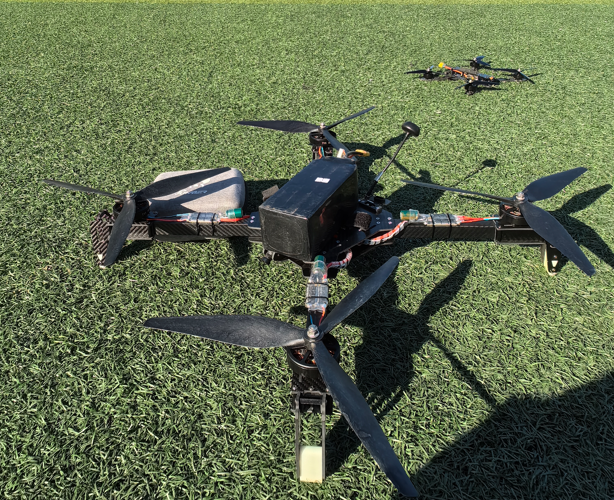 FPV Mark4 13 Inch Long Flying 1.6W/2w/3w FPV Drone Kit Carbon Fiber UAV Mini Drone for Customizable