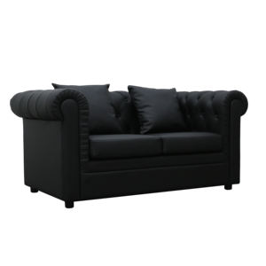 Современный черный набор мебели для салона из искусственной кожи, включая кресло для мытья волос с черной чашей и тележкой для парикмахерской - Product Image 6