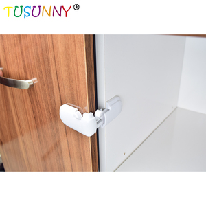 מנעול בטיחות לתינוקות זווית ארון מנעול פלסטיק חזק רב תכליתי מגן ילדים מנעול ארון בטיחות לתינוקות - Product Image 3