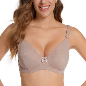 Sujetador Inalámbrico Solf, Lencería Esencial para el Día a Día, Ropa Interior Íntima, Sujetador Ajustado, Sólido, para Damas Maduras, Sin Relleno, con Aros, Transpirable y Ecológico - Product Image 1