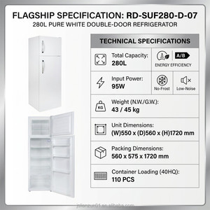 Congelador Horizontal Solar Z 280L con Compresor, Doble Alimentación DC 12V/24V AC, 85W de Ahorro Energético para Uso Doméstico y Fuera de la Red - Product Image 3