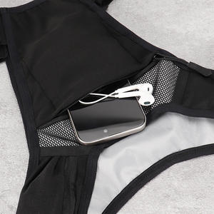 سترة جري عاكسة للرياضات الخارجية، حقيبة صدر مسامية بسحاب للدراجات وتسلق الجبال، تكتيكية للجنسين - Product Image 2