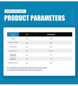 DONGYI 18-24Tons utilisé pelle forestière piles en bois grattoir à bûches 360 rotatif hydraulique grappin 3300mm ouverture de la mâchoire - Product Image 5