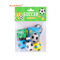OEM Soccer Party Toy Set avec porte-clés Main Clapper Slide Puzzle Party Favors Supplies Gift Set pour les enfants