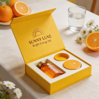 Boîte cadeau magnétique à rabat de luxe, logo personnalisé, boîte en papier rigide rouge avec plateau en mousse EVA pour l'emballage de produits de beauté