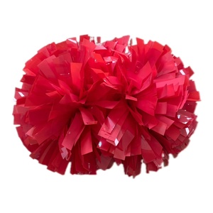 Pompons de cheerleading personnalisés en néon jaune métallisé de qualité supérieure, imperméables et résistants à la perte, vente en gros - Product Image 5