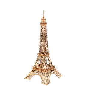 <span class=keywords><strong>3D</strong></span> หอไอเฟลของเล่นปริศนาทำจากไม้ DIY โมเดลสามมิติอาคารเป็นมิตรกับสิ่งแวดล้อมประกอบง่ายเครื่องประดับปารีส - Product Image 2
