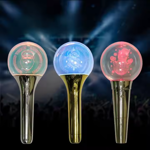 Diskon besar kustom idola Kpop <span class=keywords><strong>Army</strong></span> Bomb kualitas Korea kipas warna-warni tongkat cahaya LED tangan LOGO kustom tongkat cahaya untuk konser - Product Image 4