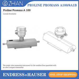 Débitmètre massique Coriolis sanitaire et pour gaz Endress+Hauser E+H Proline Promass A100 en acier inoxydable pour petites débits - Product Image 3
