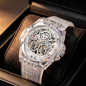 Nuevo Reloj Mecánico Automático de Doble Rotor ONOLA ON3835 para Hombre, Correa de Acrílico, Esfera con Agujas, Resistencia al Agua de 30 m - Product Image 2