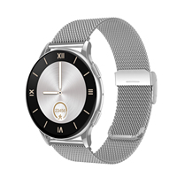Smartwatch Moderno Lumegi con Schermo AMOLED HD a Colori da 1,32 Pollici, Compatibile con Android, Rilevamento Ossigeno e Pressione Sanguigna, per Donne