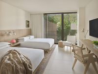 Ensembles de meubles de chambre d'hôtel 3-5 étoiles style Marriott, panneaux en bois modernes, tailles Queen et King, durables, garantie 10 ans