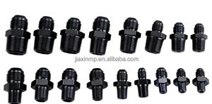 Adaptateur de filetage AN vers NPT pour course automobile, raccord de conversion en aluminium pour refroidisseur d'huile et ligne de pompe à carburant, personnalisation disponible - Product Image 4