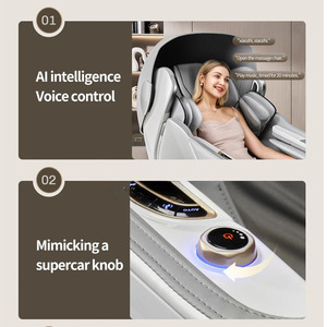 Sillón de Masaje Inteligente de Cuerpo Completo, 12 Programas Automáticos, Extensión Eléctrica para Piernas, Pantalla Táctil, Voz AI, Silla de Masaje de Lujo para el Hogar - Product Image 3