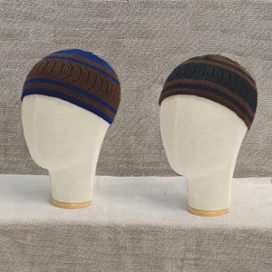 หมวกและหมวกถักนิตติ้งหมวก kufi สำหรับผู้ชายมุสลิมทรงพอดีมีสไตล์ - Product Image 1