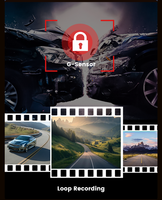 Caméra embarquée 4G pour voitures, enregistrement en boucle, 3 canaux, WIFI, GPS, caméra de voiture 4G, DVR, écran LCD 3,0 pouces, caméra embarquée pour véhicule