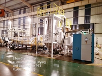 Déshumidificateur-sécheur industriel en plastique 3-en-1 à rotor alvéolé haute efficacité, capacité 100 kg, débit d'air 120 m³/h, PET/PC