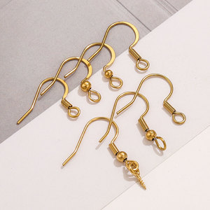 18K Gold Plated Classic Geometric S Shape <b>Earrings</b> <b>Hook</b> Jewelry Findings and Components Stainless Steel Jewelry Making - Product Image 5