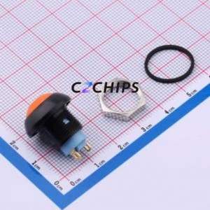 YTS8P012NL1OT00 Push Button Switch Through hole Component (THT) Switch ( Key/Cap Color: Orange )( Operating Force: 5.5N ) - Product Image 2