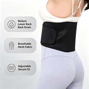 Waist <b>Brace</b> Adjustable Lumbar Support Belt Breathable Mesh Lower <b>Back</b> Support Wrap Lightweight <b>Back</b> Pain Relief Strap Office Gym - Product Image 5