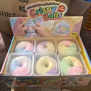 Juego de Juguetes Blandos de Bolas Pastel Crujientes Grandes con Cubierta Ranglante y Interior Suave para Alivio del Estrés, Juego Sensorial y Regalos - Product Image 4