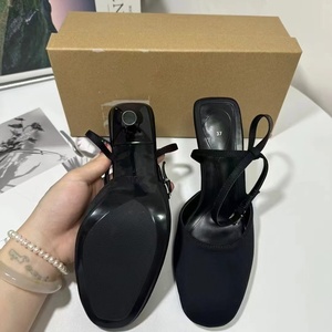 Sandali da Donna QuiteS con <span class=keywords><strong>Tacco</strong></span> Alto a Stiletto, <span class=keywords><strong>Scarpe</strong></span> in Pelle con Punta Chiusa, Cinturino con Fibbia, Casual, Antiscivolo, <span class=keywords><strong>Primaverili</strong></span> - Product Image 3