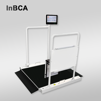 Báscula Digital Electrónica con Pantalla Táctil para Silla de Ruedas, Plataforma de Acero para Pesaje de Pacientes Discapacitados en Hospitales, OEM HIS
