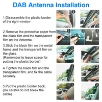 Antenne DAB/DAB+ avec adaptateur USB pour autoradio Android européen, récepteur GPS stéréo, lecteur, boîtier DAB pour voiture, radio numérique