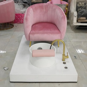 Professional Luxury Pedicure <b>Chair</b> for Nail Salon <b>Vibration</b> Massage Automatic Drainage Pipeless Jet System Wood Material - Product Image 3